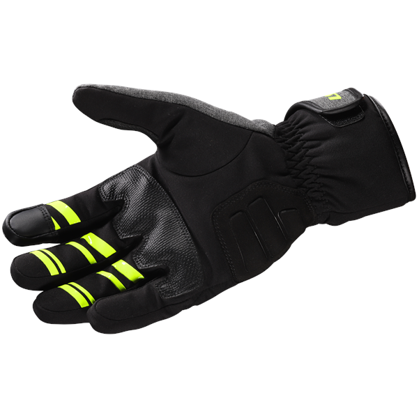 LS2 URBS II MAN GLOVES BLACK GREY YELLOW - Image 2