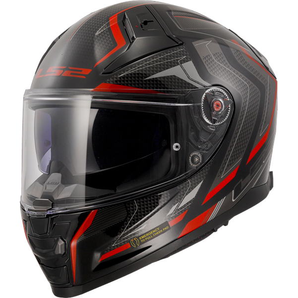 LS2 FF811 VECTOR II ALIZER BLACK RED-06